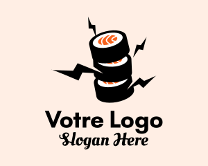 Electric Sushi Restaurant Logo