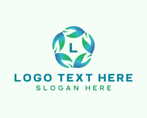 Nature - Organic Eco Leaf logo design