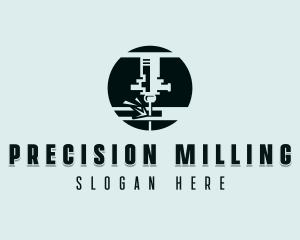 Milling - Mechanical Laser Engraving logo design