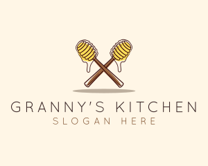 Honey Dipper Sweet logo design