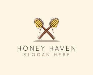 Honey Dipper Sweet logo design