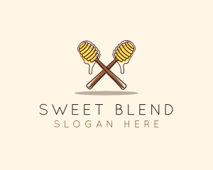 Syrup - Honey Dipper Sweet logo design