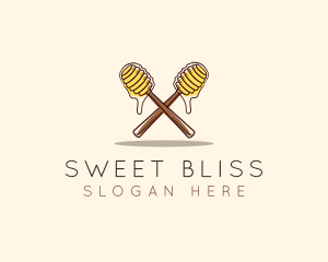 Honey Dipper Sweet logo design