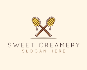 Honey Dipper Sweet logo design