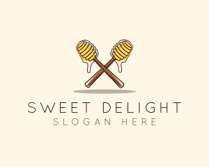 Honey Dipper Sweet logo design