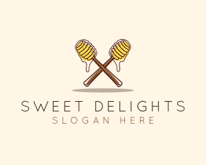 Honey Dipper Sweet logo design