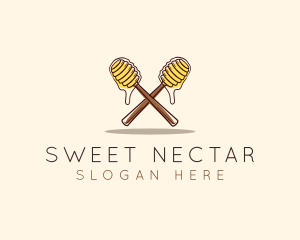 Honey Dipper Sweet logo design