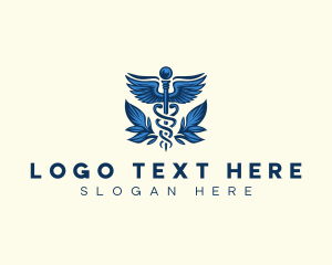 Telemedicine - Pharmacy Caduceus Laboratory logo design