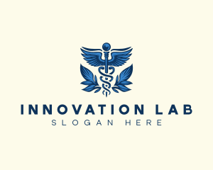 Laboratory - Pharmacy Caduceus Laboratory logo design