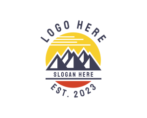 Eco Friendly - Mountain Peak Outdoor logo design