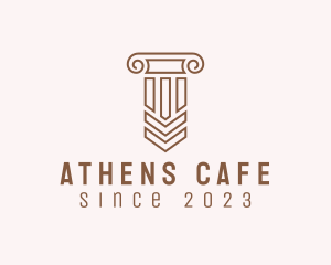 Athens - Native Ethnic Column logo design