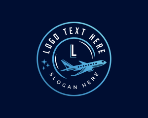 Airplane - Airplane Flight Tourism logo design
