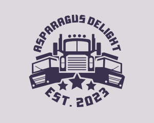 Truck Fleet Logistics logo design