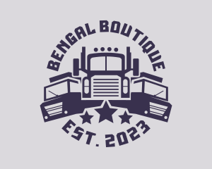 Truck Fleet Logistics logo design