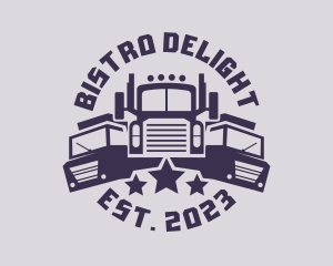 Truck Fleet Logistics logo design