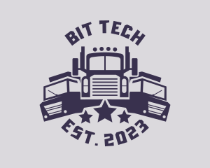 Truck Fleet Logistics logo design