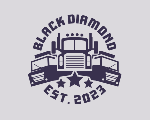 Truck Fleet Logistics logo design