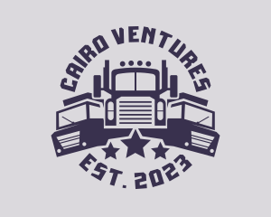 Truck Fleet Logistics logo design