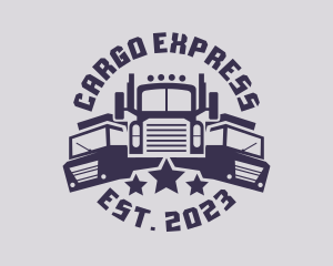 Truck Fleet Logistics logo design