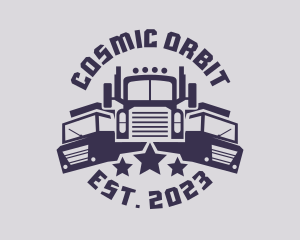 Truck Fleet Logistics logo design