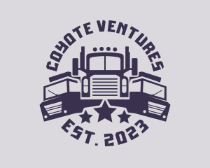 Truck Fleet Logistics logo design