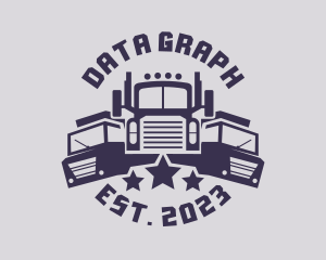 Truck Fleet Logistics logo design