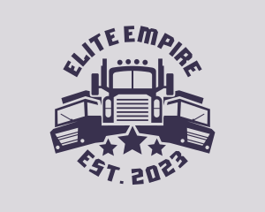 Truck Fleet Logistics logo design