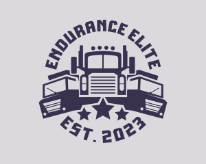 Truck Fleet Logistics logo design