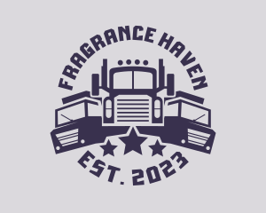 Truck Fleet Logistics logo design