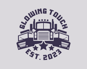 Truck Fleet Logistics logo design