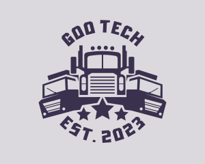 Truck Fleet Logistics logo design