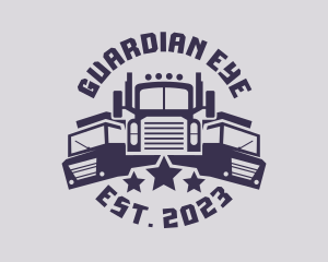 Truck Fleet Logistics logo design