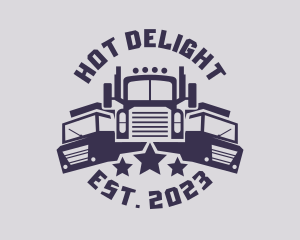 Truck Fleet Logistics logo design