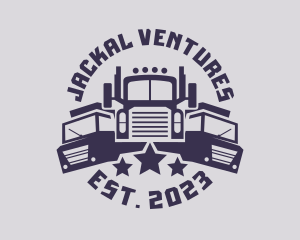 Truck Fleet Logistics logo design