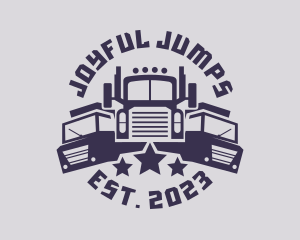 Truck Fleet Logistics logo design