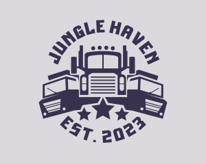 Truck Fleet Logistics logo design