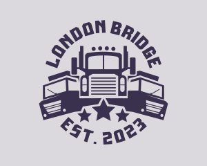 Truck Fleet Logistics logo design