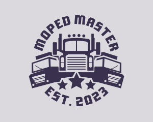 Truck Fleet Logistics logo design