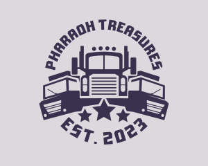 Truck Fleet Logistics logo design