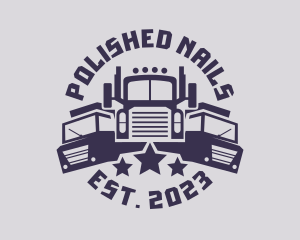 Truck Fleet Logistics logo design