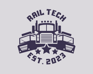 Truck Fleet Logistics logo design