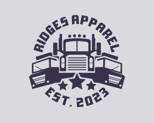 Truck Fleet Logistics logo design