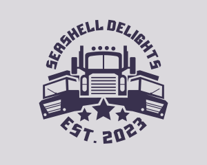 Truck Fleet Logistics logo design