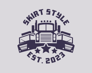 Truck Fleet Logistics logo design