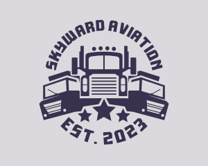 Truck Fleet Logistics logo design