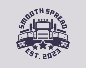 Truck Fleet Logistics logo design