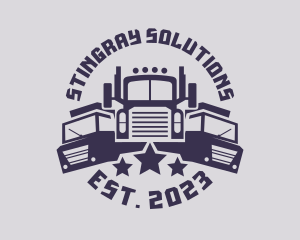 Truck Fleet Logistics logo design