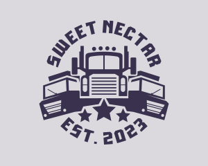 Truck Fleet Logistics logo design