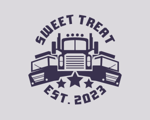 Truck Fleet Logistics logo design