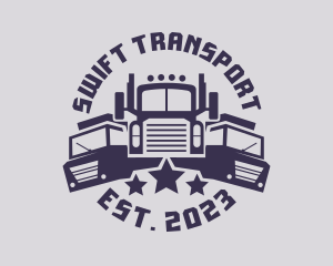 Truck Fleet Logistics logo design